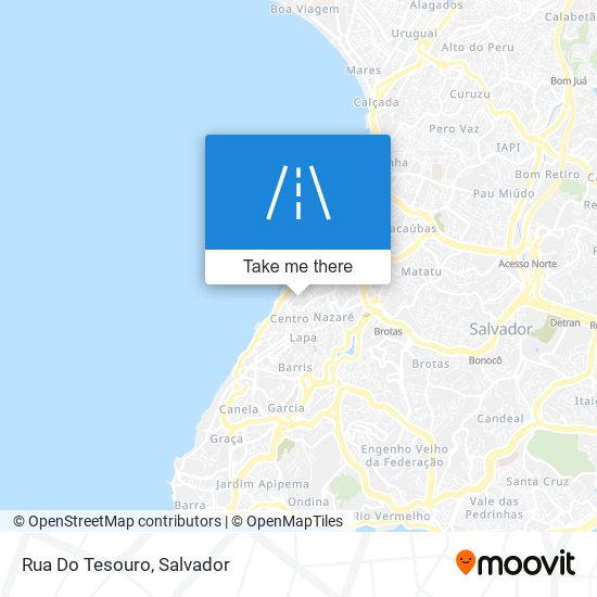 Rua Do Tesouro map