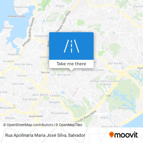 Rua Apolinaria Maria José Silva map