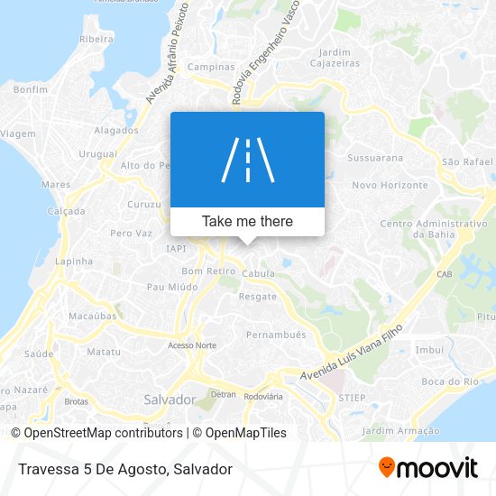 Travessa 5 De Agosto map