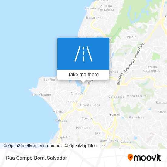 Rua Campo Bom map