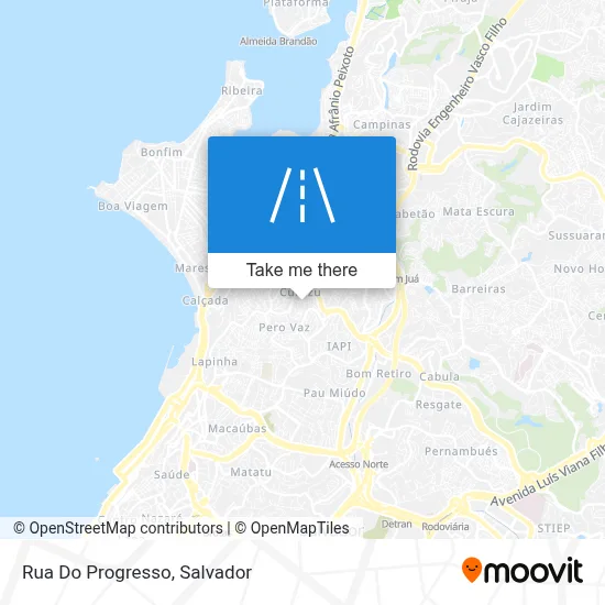 Rua Do Progresso map