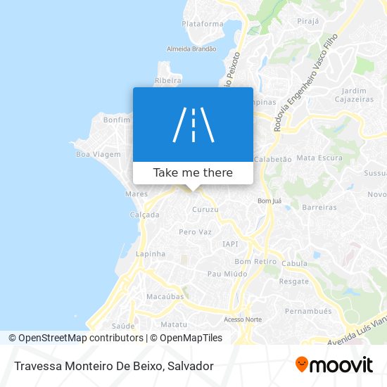 Mapa Travessa Monteiro De Beixo