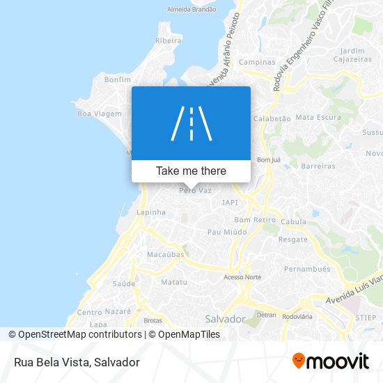 Mapa Rua Bela Vista