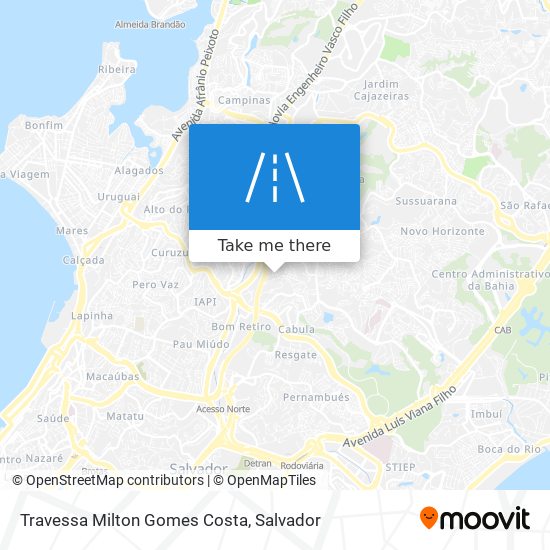 Travessa Milton Gomes Costa map