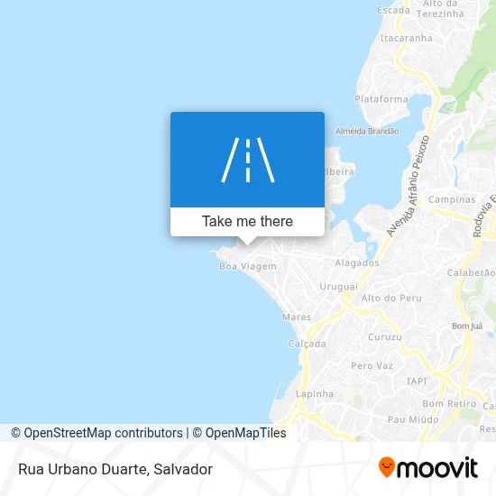 Rua Urbano Duarte map