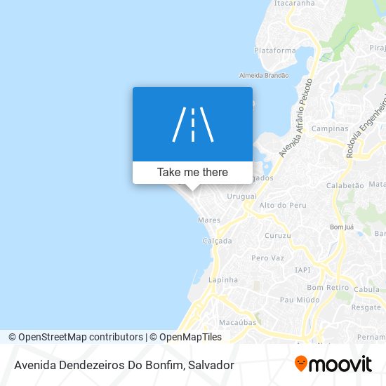 Avenida Dendezeiros Do Bonfim map