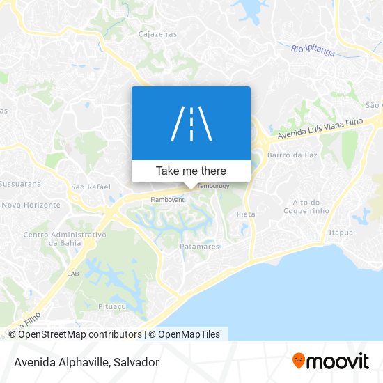 Avenida Alphaville map