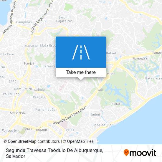 Segunda Travessa Teódulo De Albuquerque map