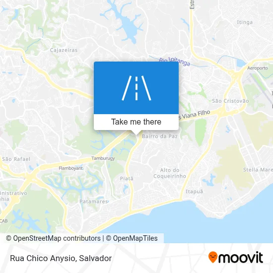 Rua Chico Anysio map