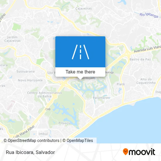 Rua Ibicoara map