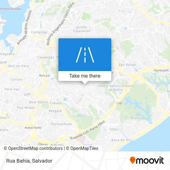 Rua Bahia map