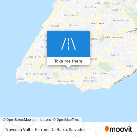 Mapa Travessa Valter Ferreira De Baixo