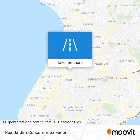 Rua Jardim Concórdia map