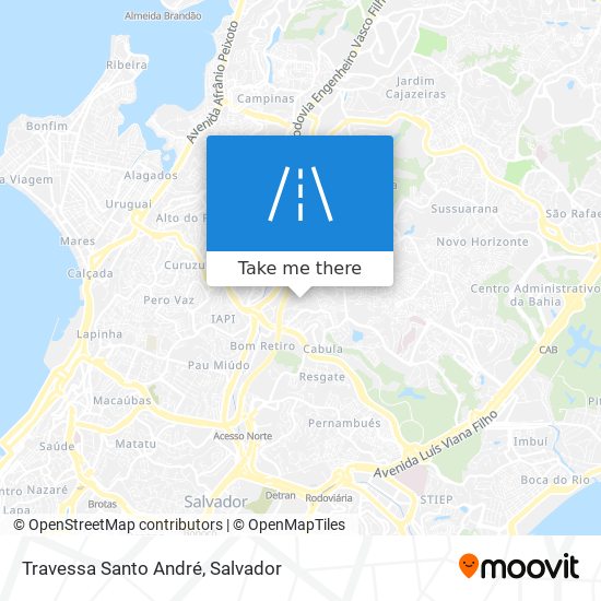 Mapa Travessa Santo André