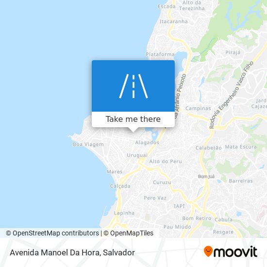 Mapa Avenida Manoel Da Hora