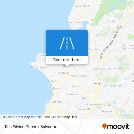 Rua Silvino Pereira map