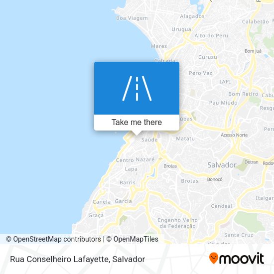 Rua Conselheiro Lafayette map