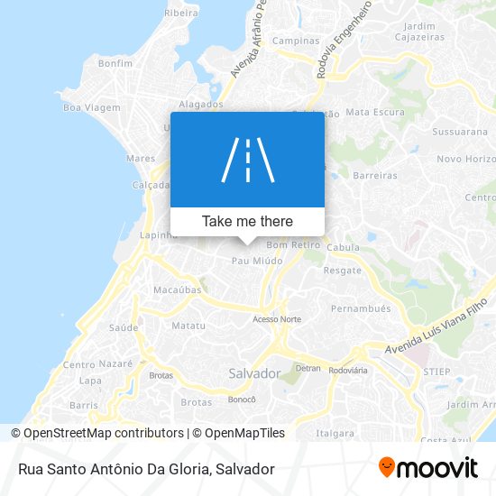 Rua Santo Antônio Da Gloria map