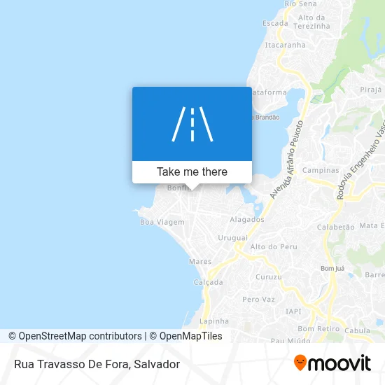 Rua Travasso De Fora map