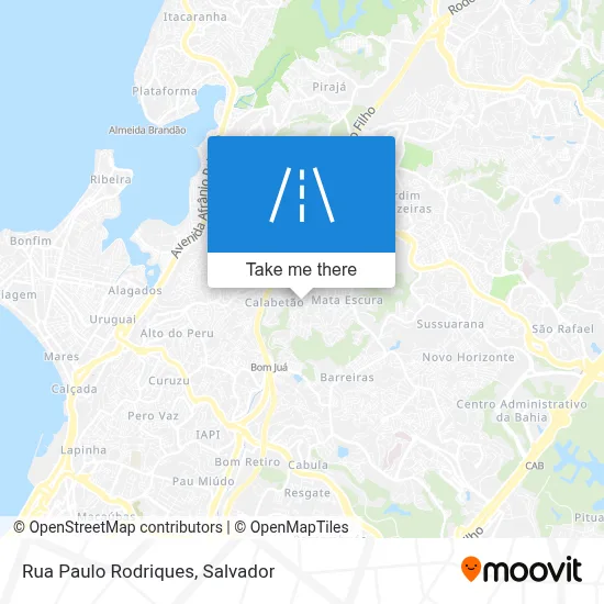 Rua Paulo Rodriques map