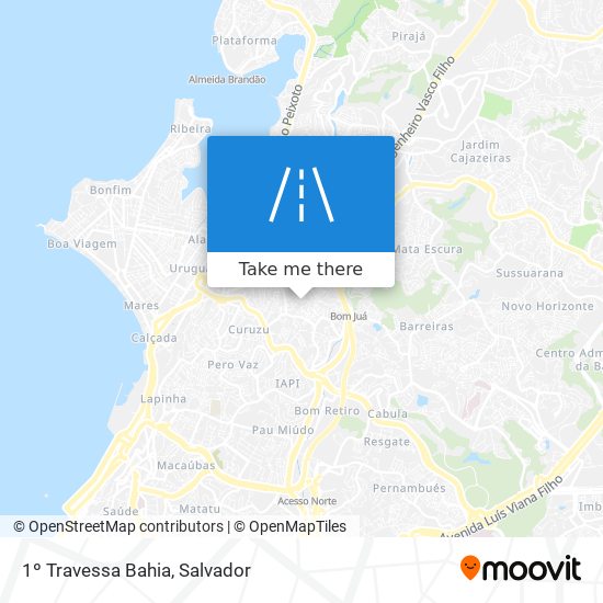 1º Travessa Bahia map