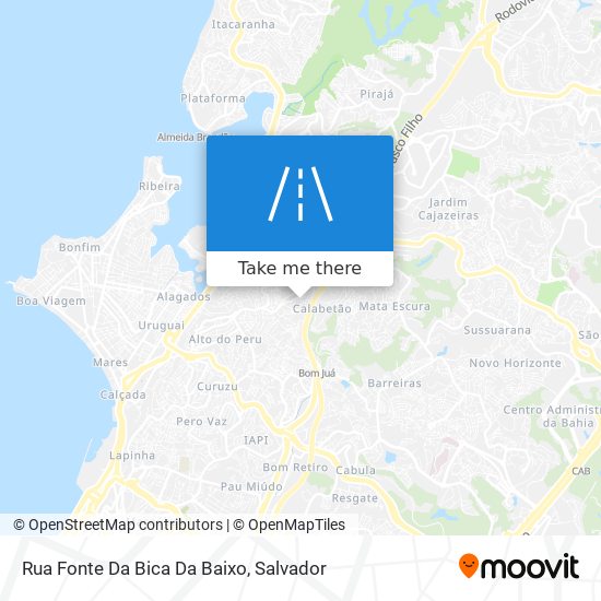 Rua Fonte Da Bica Da Baixo map