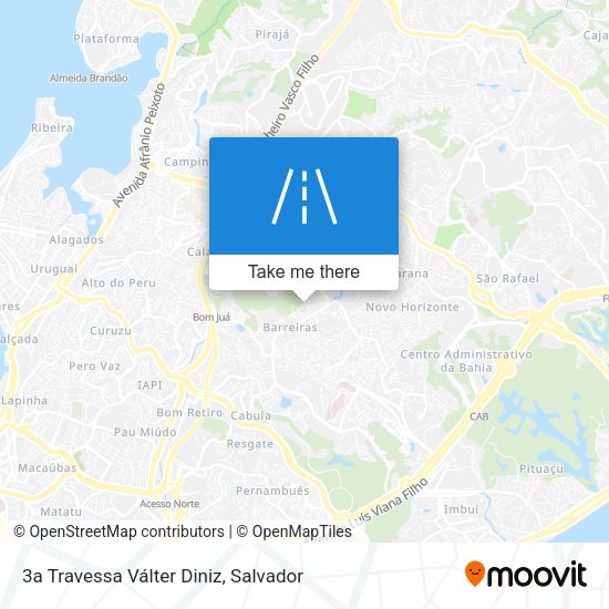 3a Travessa Válter Diniz map
