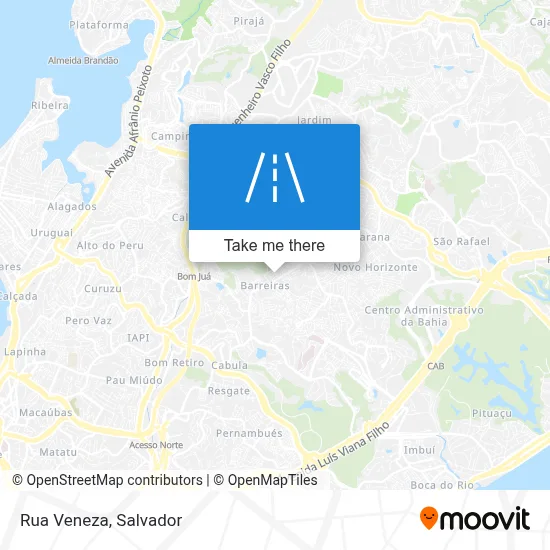 Rua Veneza map