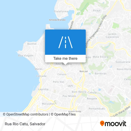 Rua Rio Catu map