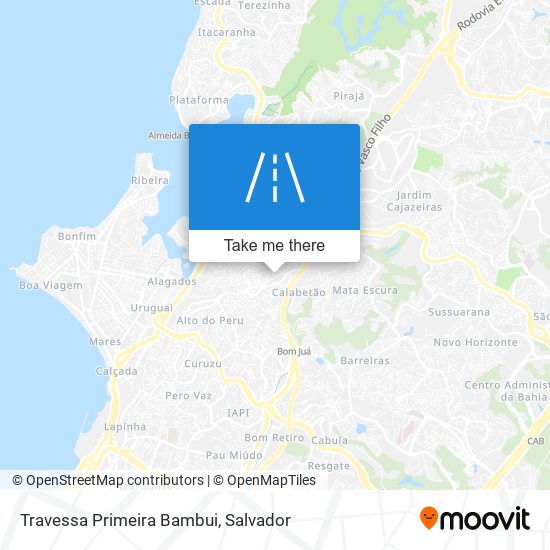 Travessa Primeira Bambui map