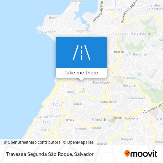 Travessa Segunda São Roque map