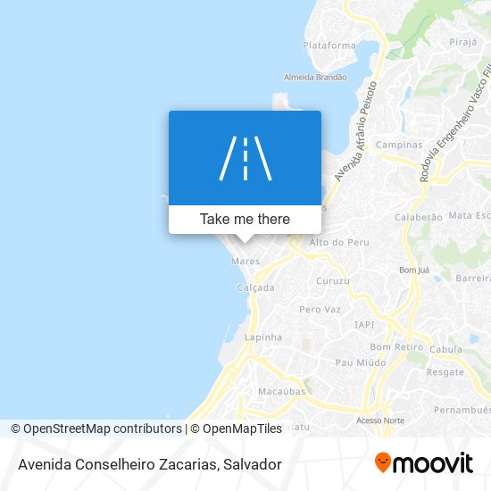 Avenida Conselheiro Zacarias map