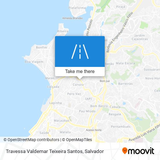 Travessa Valdemar Teixeira Santos map