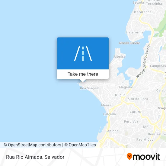 Rua Rio Almada map