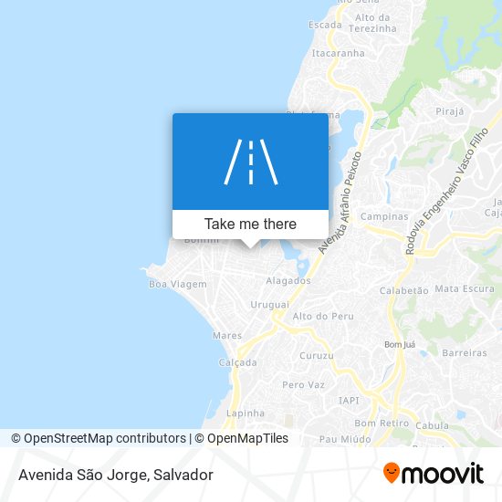 Avenida São Jorge map