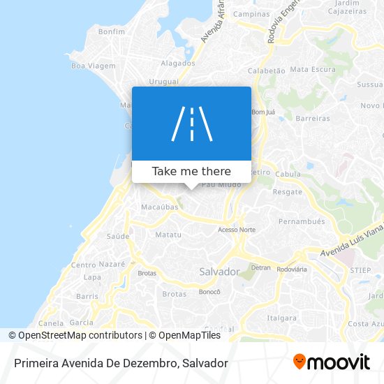 Primeira Avenida De Dezembro map