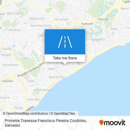 Primeira Travessa Francisco Pereira Coutinho map
