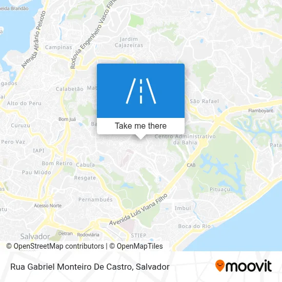 Rua Gabriel Monteiro De Castro map
