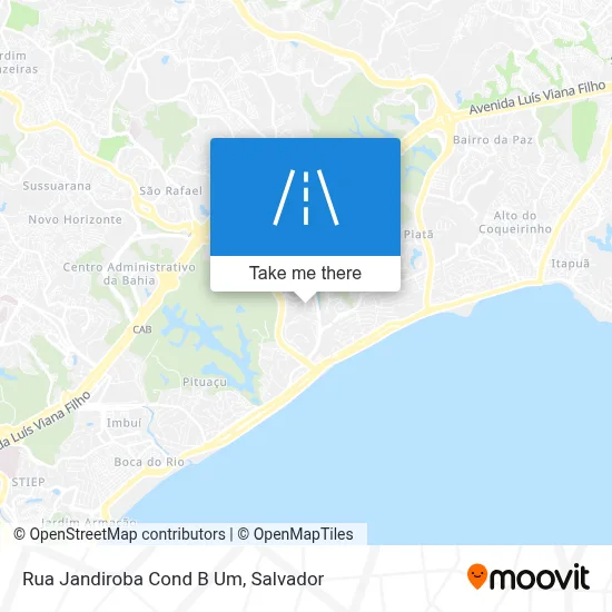 Rua Jandiroba Cond B Um map