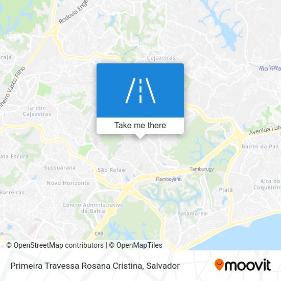 Primeira Travessa Rosana Cristina map