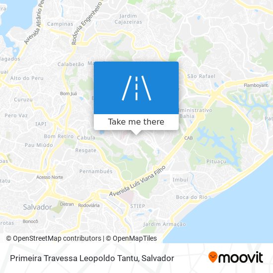 Primeira Travessa Leopoldo Tantu map