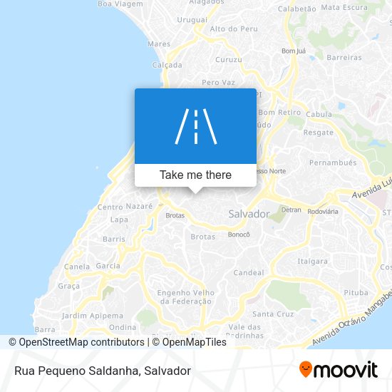 Rua Pequeno Saldanha map