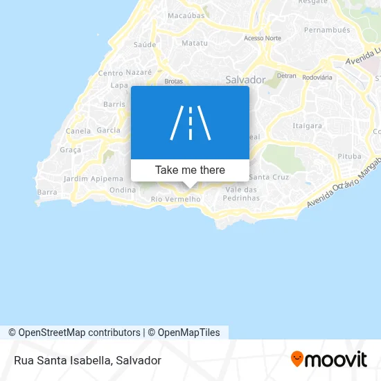 Rua Santa Isabella map