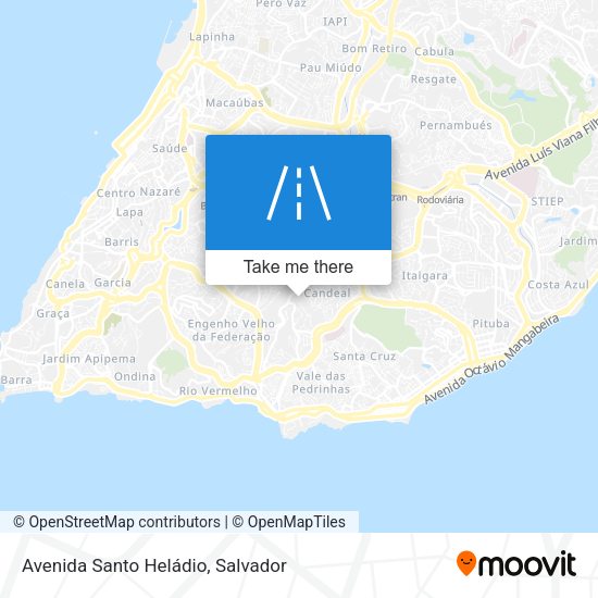 Avenida Santo Heládio map