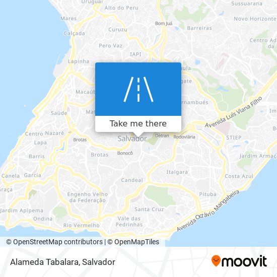 Mapa Alameda Tabalara