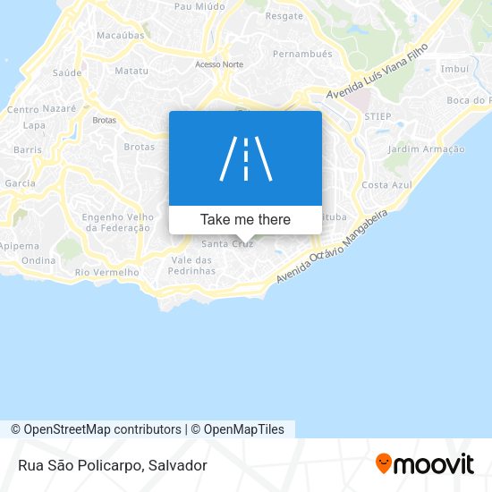 Rua São Policarpo map