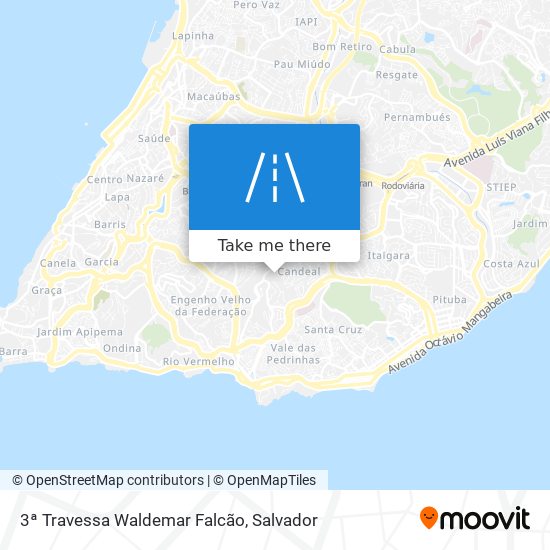 3ª Travessa Waldemar Falcão map