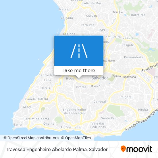 Mapa Travessa Engenheiro Abelardo Palma