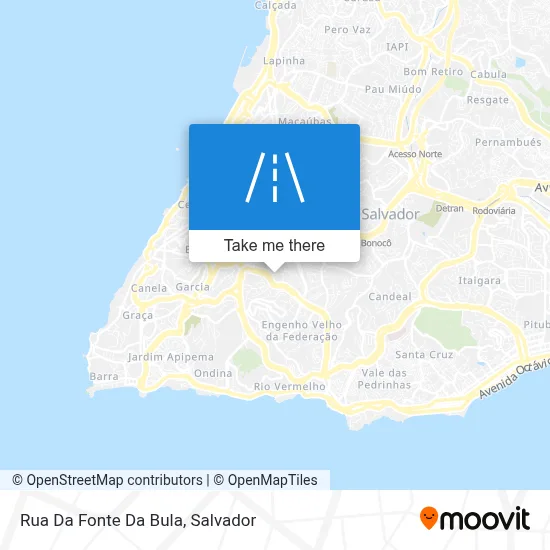 Rua Da Fonte Da Bula map