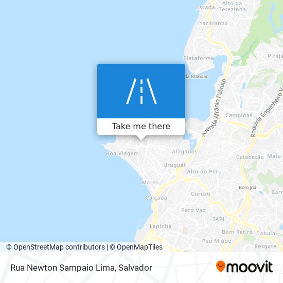 Rua Newton Sampaio Lima map